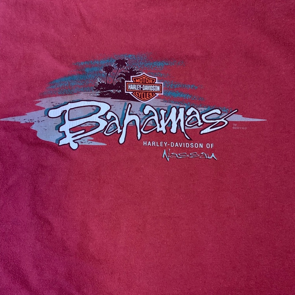 Harley Davidson Short Sleeve T Shirt Bahamas large